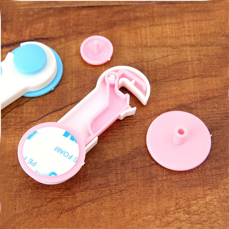 Children's safe plastic lock for home use for boxes, clips included