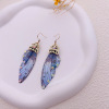 Elite fresh earrings, silver 925 sample, gradient