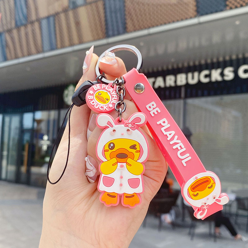 B.Duck, брелок, белый кролик