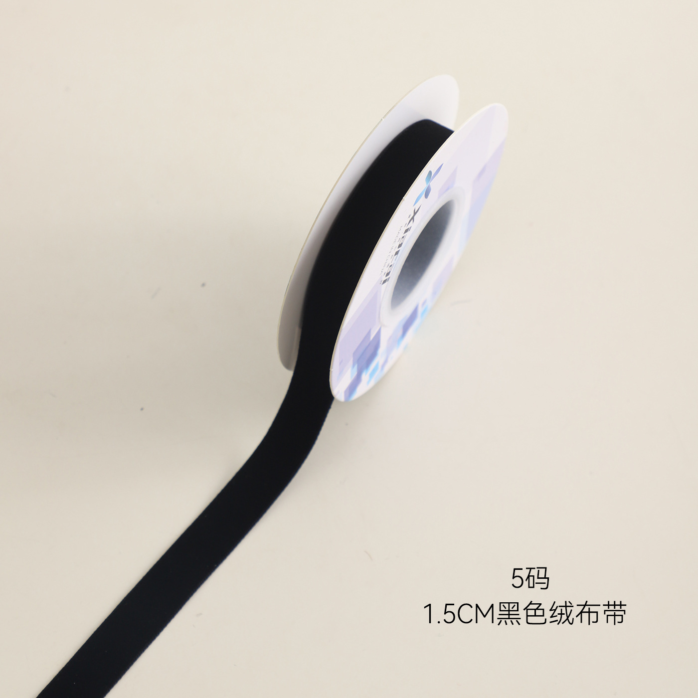 Navidad de siete colores cintas de terciopelo decoraciones de fiestas de mariposa cintas de embalaje de flores cintas de flores