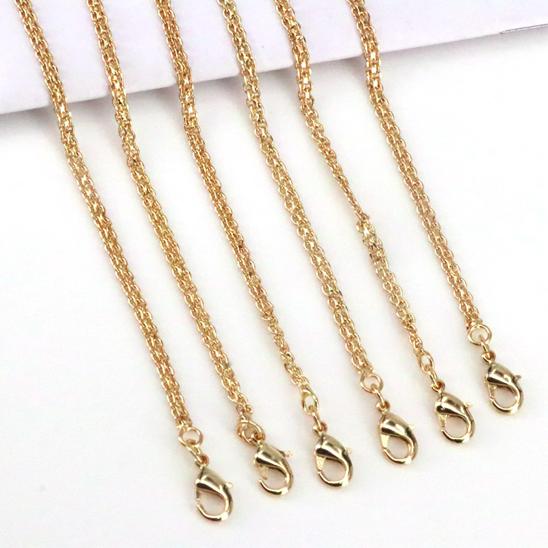 Fashion Gold Plated Lobster Clasp Bracelet Plus Tail Chain Jewelry Accessories display picture 3