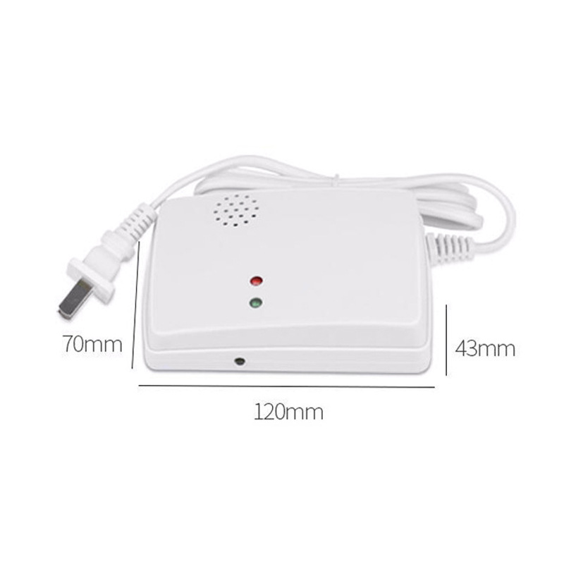 跨境家用燃气天然气 煤气 液化气泄漏探测方形外贸燃气报警器