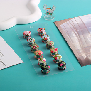 2025 Amazon Hot Selling Middle East Women's Headscarf Decorative Fixed Vintage Flowers All-match Strong Magnetic Suction Silk Towel Buckle