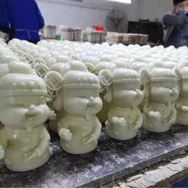 树脂工艺品摆件定制艺术品潮玩手办中式家居公仔白坯定做加工厂家
