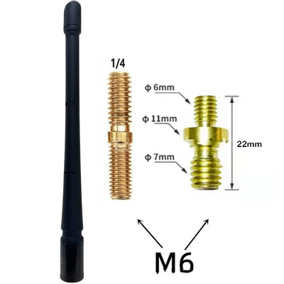 Durable Roof Decorative Antenna — vehicle antenna - m6-to-m7-to-14-with-hole