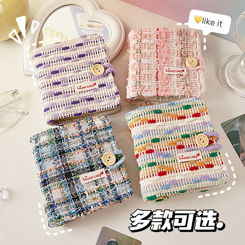 Xiaoxiangfeng mini libro de páginas de las niñas de alto valor de la cara cuentas de mano para llevar con los estudiantes cuaderno de notas grueso