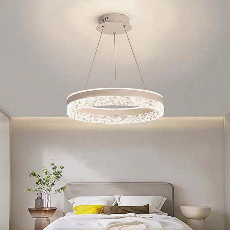 Chandelier Internet Celebrity Intelligent Eye Protection Light Luxury Living Room Lamp Master Bedroom Ceiling Restaurant Modern Simple Cross-border Circle Lamp Chandelier Internet Celebrity Intelligent Eye Protection Light Luxury Living Room Lamp Master Bedroom Ceiling Restaurant Modern Simple Cross-border Circle Lamp