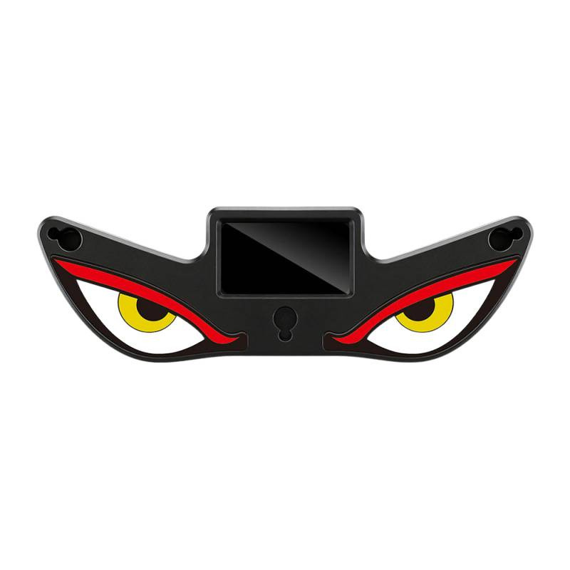 Ojos solares de demonios LED luz decorativa ojo ventana de parabrisas trasera sin cableado luz decorativa de expresión