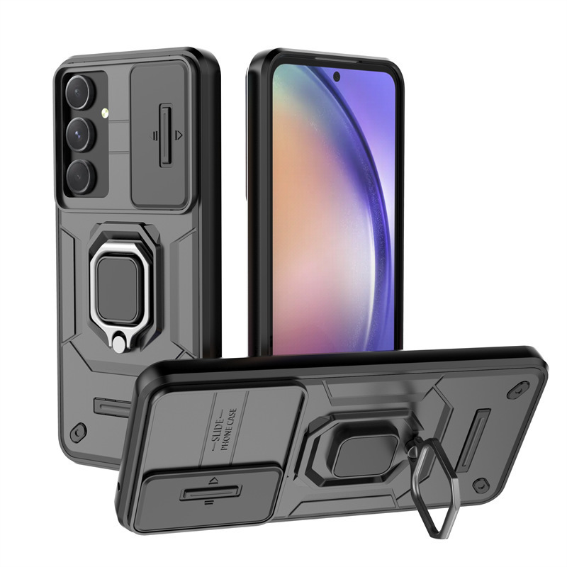 Suitable for Samsung A17 Fighting Bear Mobile Phone Case A86 Push Window A55 Bracket A35 Anti-Fall A25 Protective Cover A15 Black Suitable for Samsung A17 Fighting Bear Mobile Phone Case A86 Push Window A55 Bracket A35 Anti-Fall A25 Protective Cover A15 Black