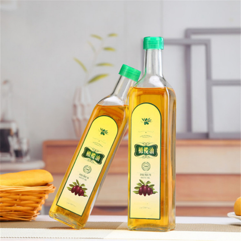 厂家批发多规格加厚橄榄油瓶方形家用醋瓶酱油瓶厨房调味瓶包装