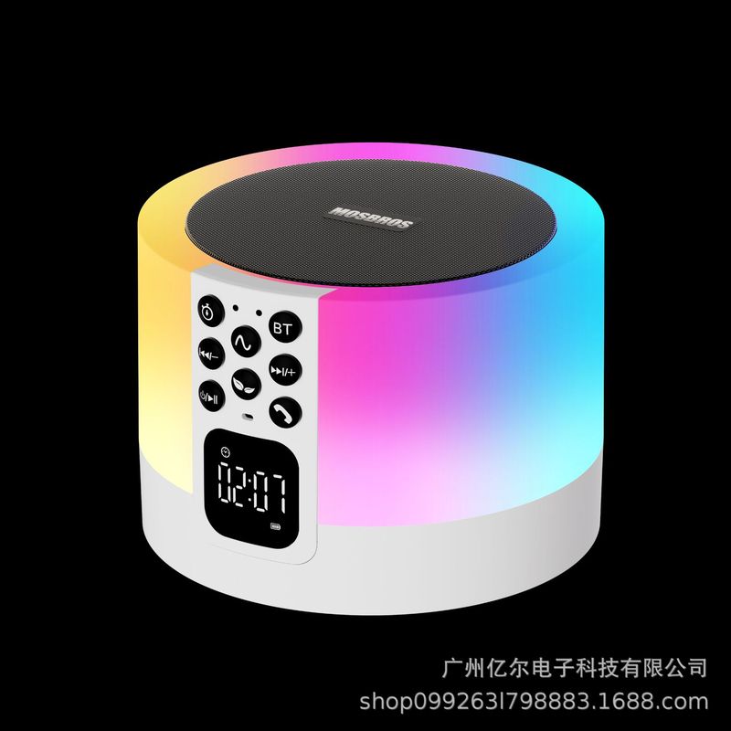 SleepヘルパーBT SpeakerオーロラS8 with RGBライト & クロック|undefined