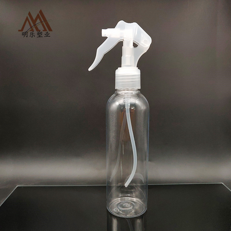 200MLPet瓶99.9%酒精消毒瓶透明塑料瓶24圆肩分装瓶小老鼠喷雾瓶