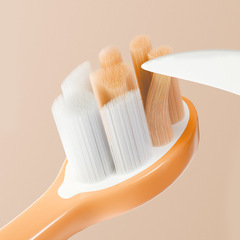 Cat claw cloud soft hair children's toothbrush single pack 2-12 years old baby household soft and fine bristle toothbrush factory wholesale