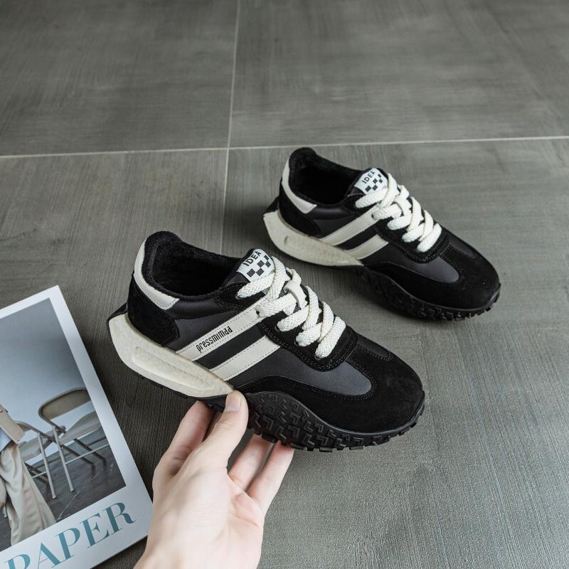 Lightweight Waffle-Style Thick-Soled European Dad Shoes for Women, 2026 New Model, Autumn Fleece-Lined Sneakers for Women Lightweight Waffle-Style Thick-Soled European Dad Shoes for Women, 2026 New Model, Autumn Fleece-Lined Sneakers for Women