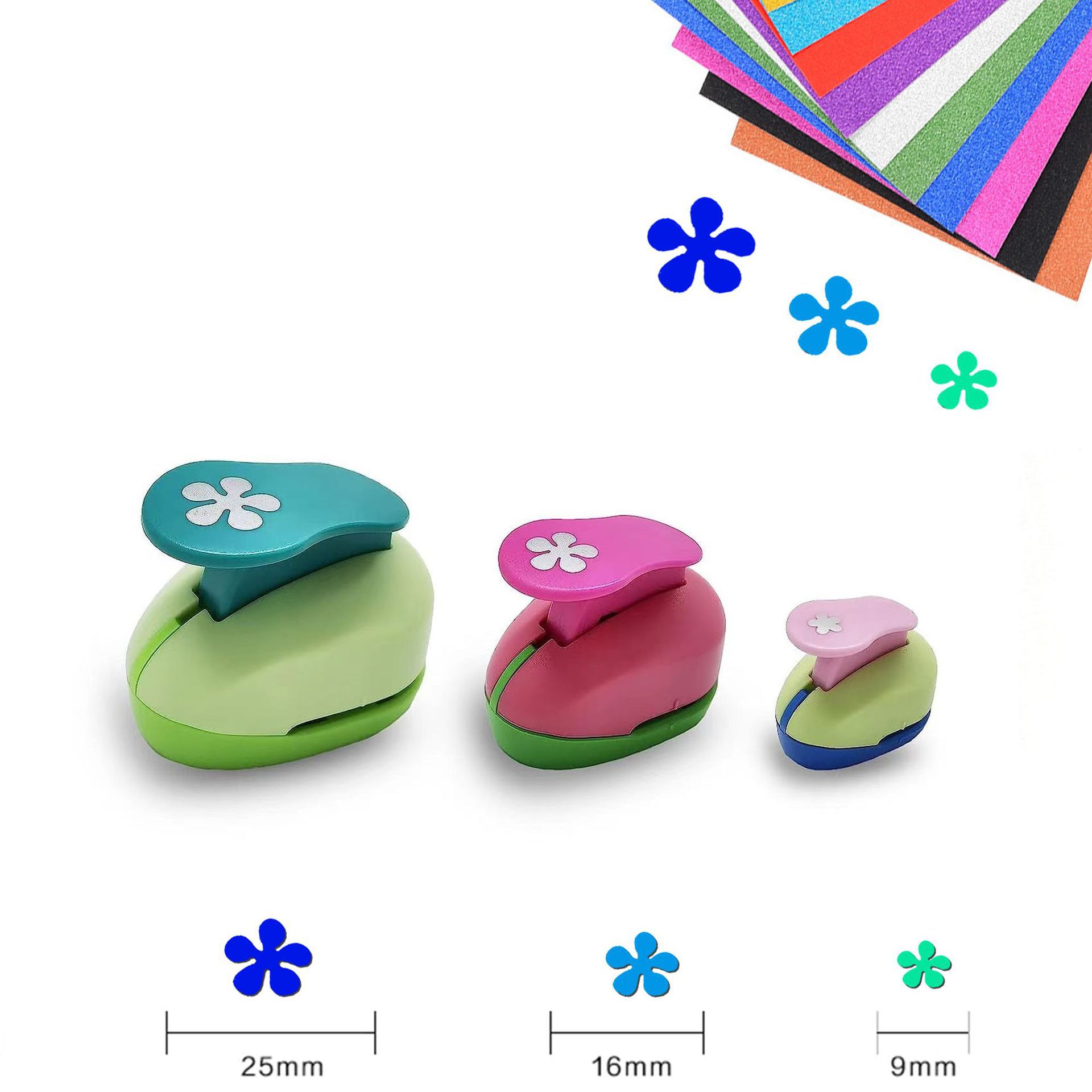 스몰 사이즈 중형 대형 5 잎 클로버 세트