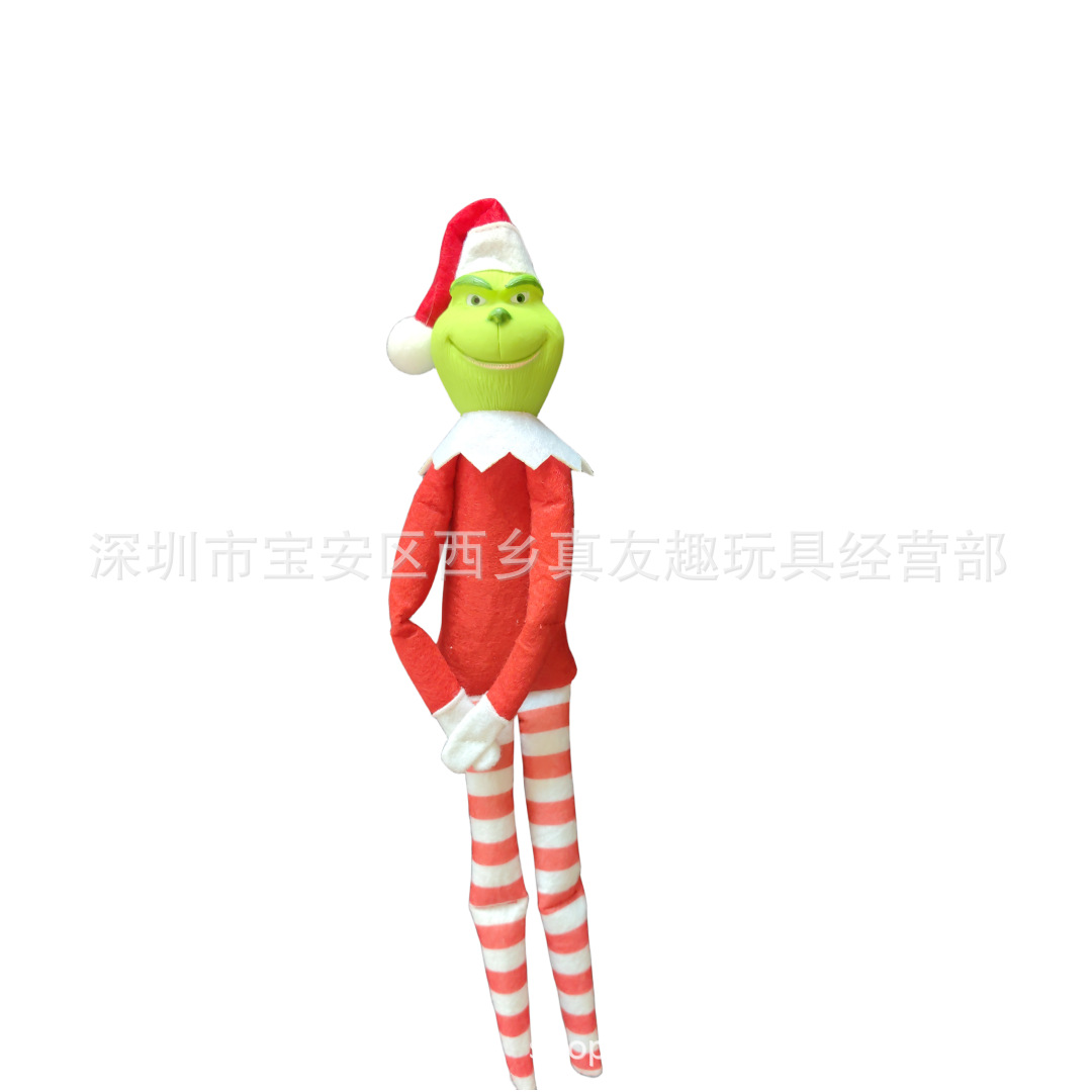 Grinch doll [short red and white legs]