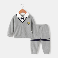 Seasonal Gentleman Set for 1-3 Year Old Infants, Separate Top and Bottom Set, Gentleman Style, British Birthday Dress