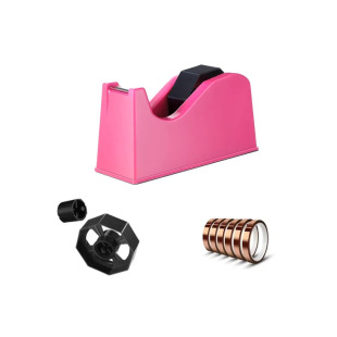 Large and Small Dual-Use Tape Holder Transparent Tape Desktop Tape Holder Sharp Blade Tape Cutter Holder Manufacturer Wholesale