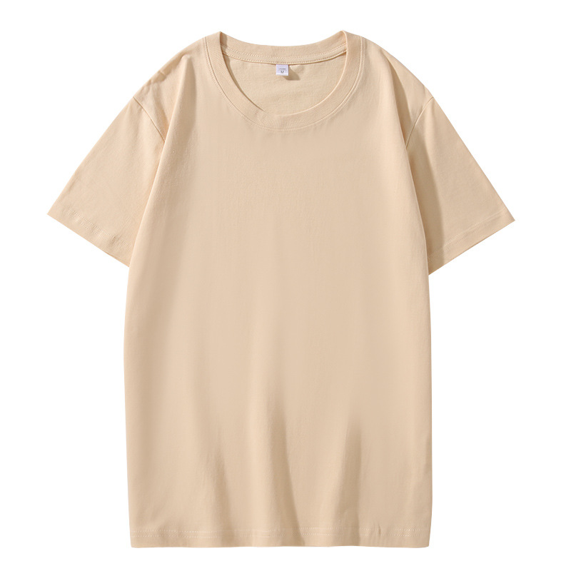 Ropa de trabajo corporativa Camisa publicitaria grupal Camiseta de algodón Impresión personalizada Logotipo Uniforme de clase Construcción grupal Ropa cultural Cuello redondo Manga corta