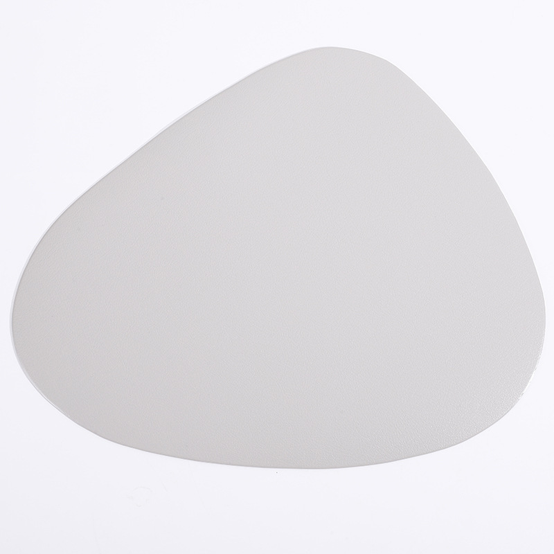 De estilo europeo de textura de cuero occidental mantel lavable gota-tipo aislado estera de mesa transfronteriza al por mayor placemat Toalla de mesa de montaña