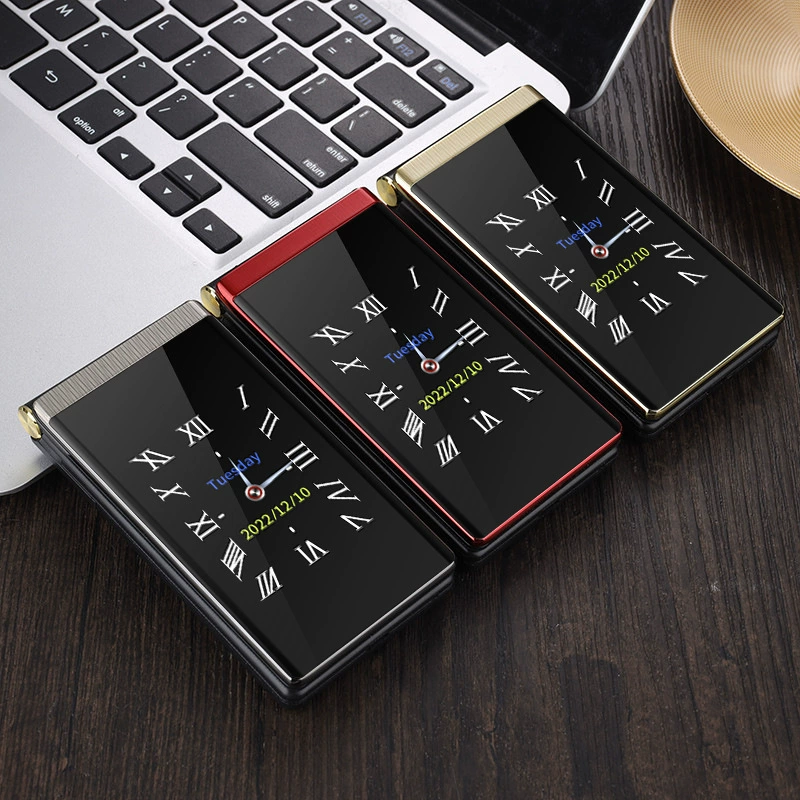 Смартфон с двумя экранами, 3 дюйма, 2G квадротональность или 4G, многоязычный (EN/FR/RU/VI/PT/AR)