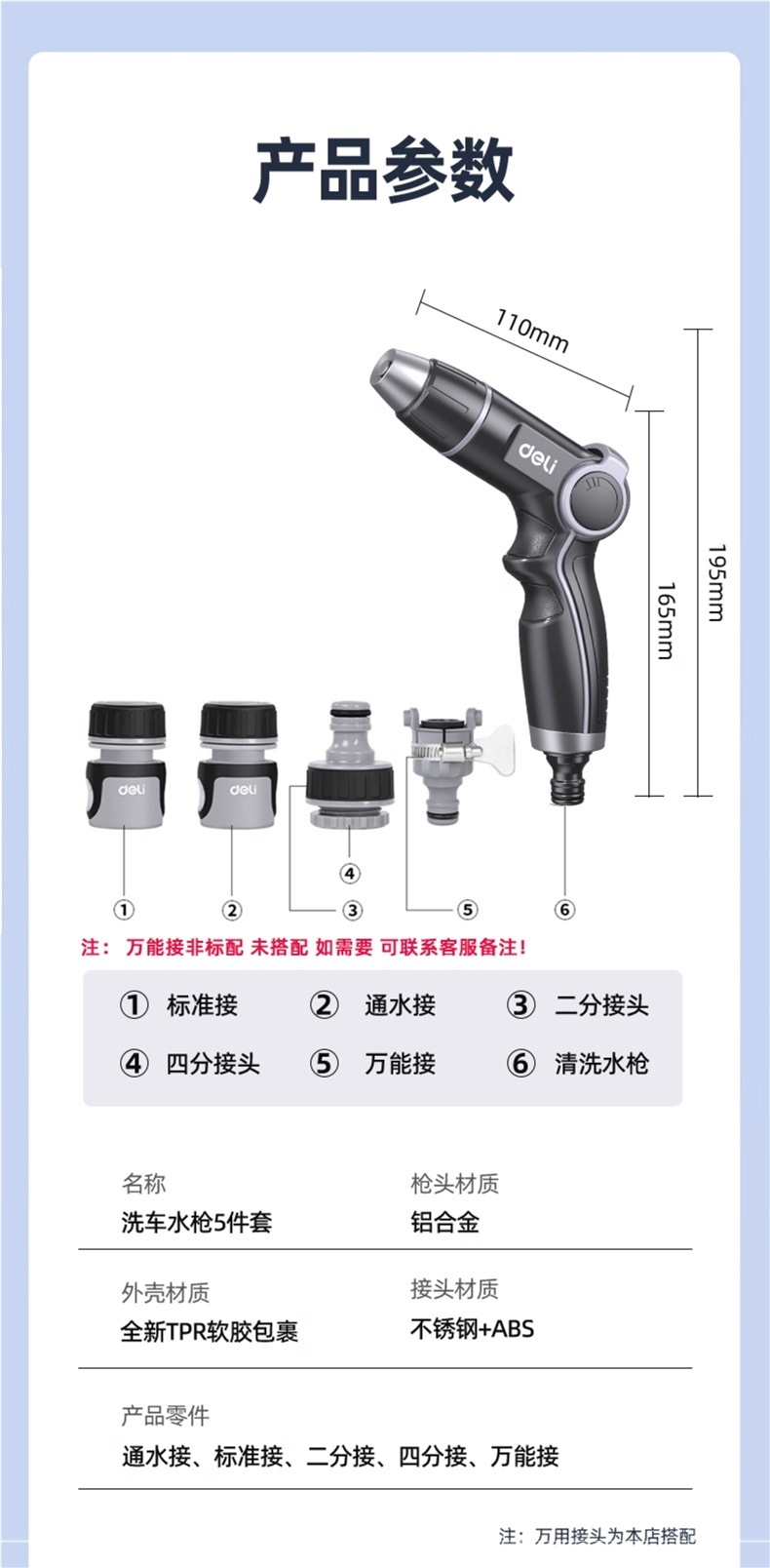 Powerful High-Pressure Household Car Wash Water Gun with Retractable Hose for Yard Cleaning, Connected to Tap Water with Booster Nozzle Gun