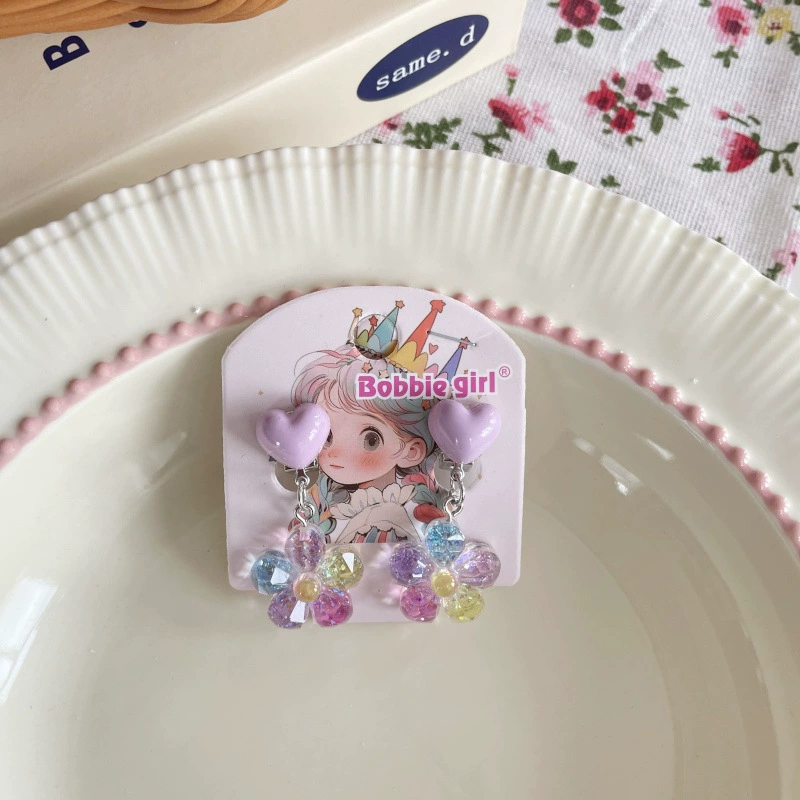 Детский конь, карикатурные сережки, милые сережки, без пирсинга