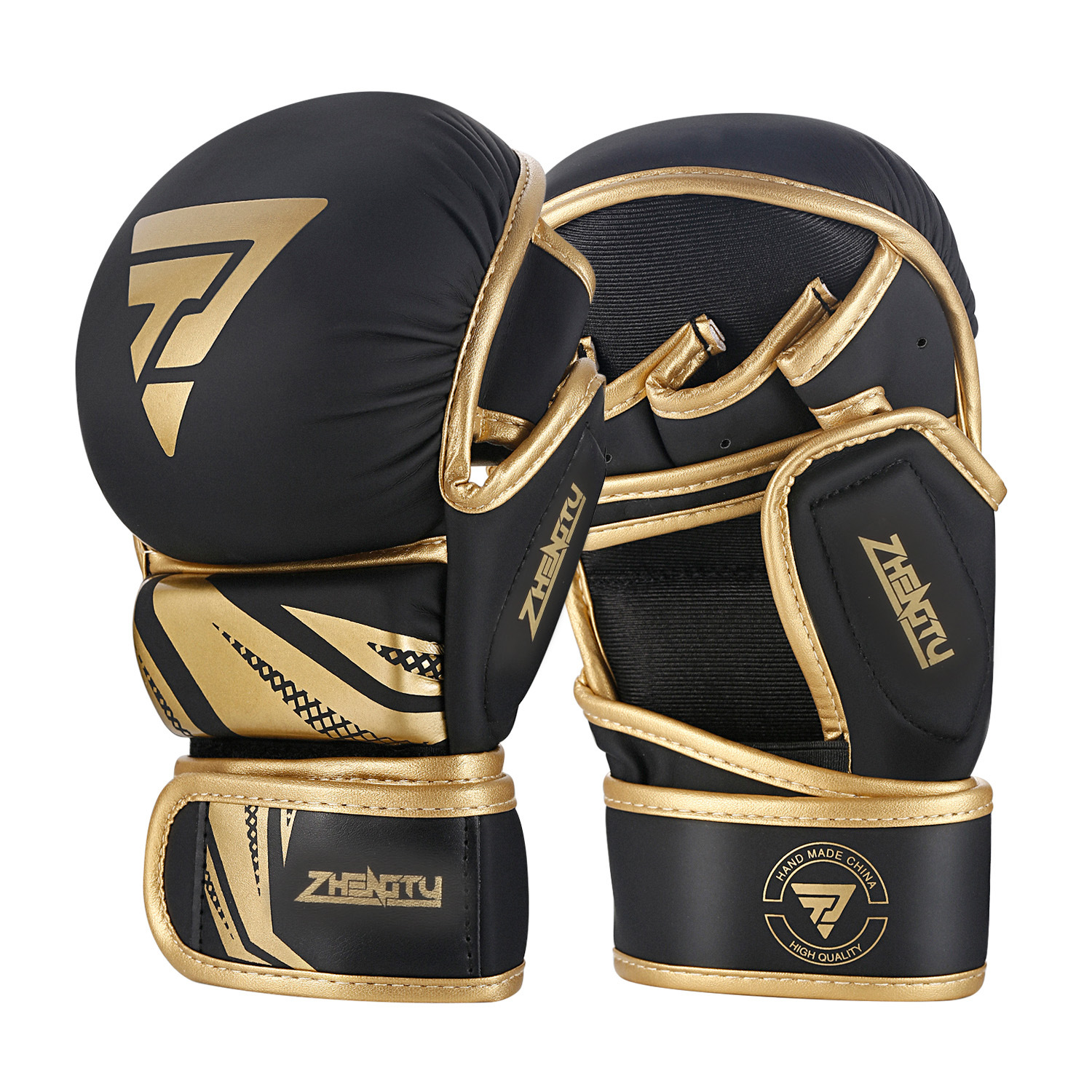 Guantes de boxeo MMA personalizados ZTTY, hombres adultos, guantes de lucha profesionales, Sanda, guantes de lucha física, ufc