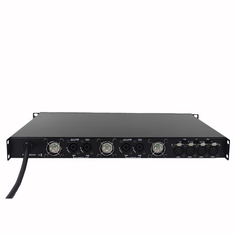 Altavoz de matriz de línea de 4 canales Clase D K4-1000 digital amplificador de potencia de 1000W amplificador de rendimiento de etapa