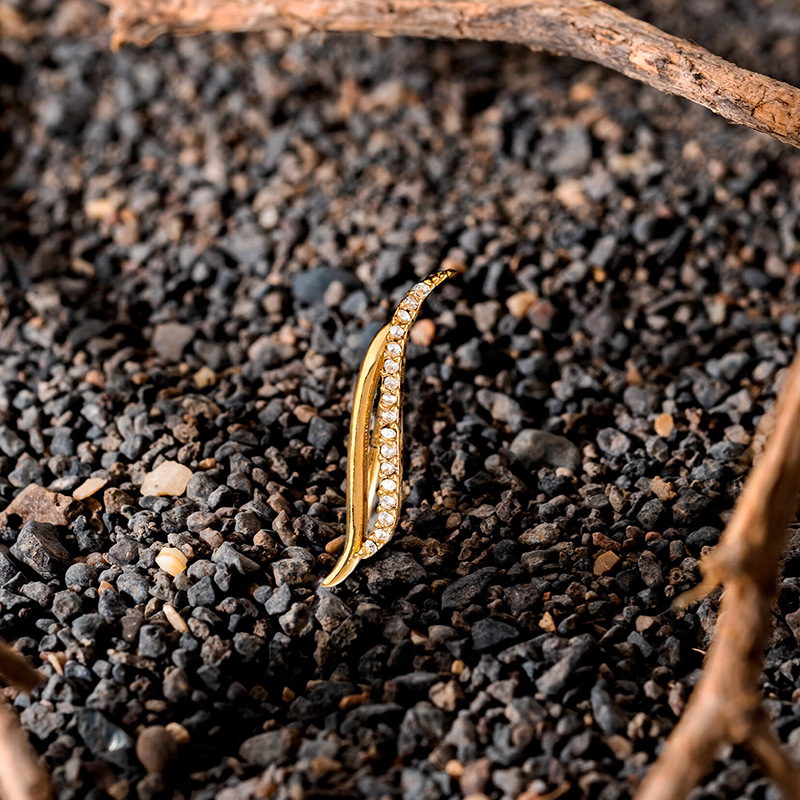 Fashion Geometric Sterling Silver Asymmetrical Artificial Pearls Rhinestones Drop Earrings 1 Pair