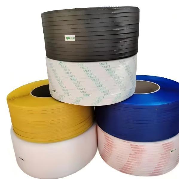 pp机用打包带捆扎带全自动透明塑料热熔带固其白色黄色打包带