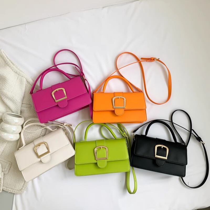Candy Color Small Square Bag Wholesale New Style Simple Women's Crossbody Bag High-End Fashion Niche Shoulder Bag for Women Candy Color Small Square Bag Wholesale New Style Simple Women's Crossbody Bag High-End Fashion Niche Shoulder Bag for Women