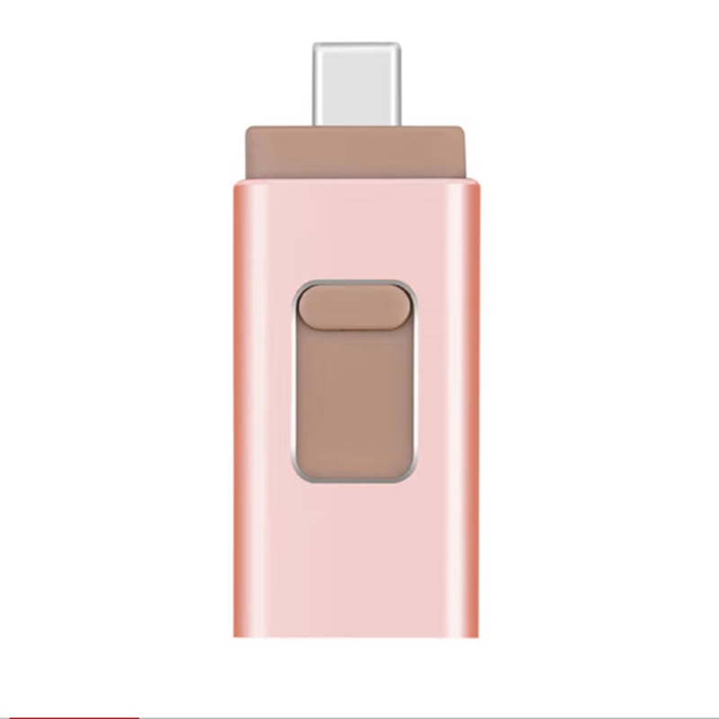 Cuatro en un teléfono móvil 64gu disco para Apple Android tipo-C ordenador creativo metal USB disco 16g32g