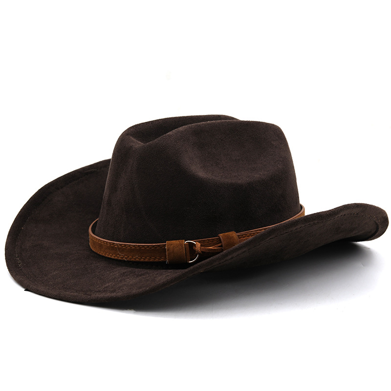 Unisex Fashion Solid Color Wide Eaves Fedora Hat display picture 3