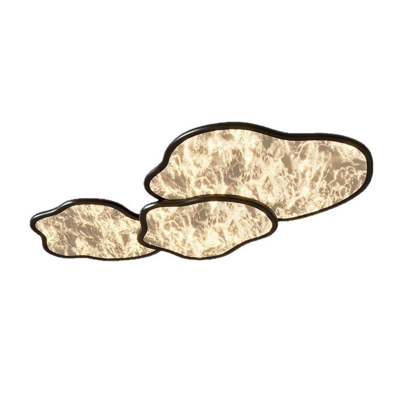 Lámpara de techo 2025 nueva luz principal de la sala de estar lujosa italiana iluminación de nube Zhongshan lámparas de vestíbulo faro