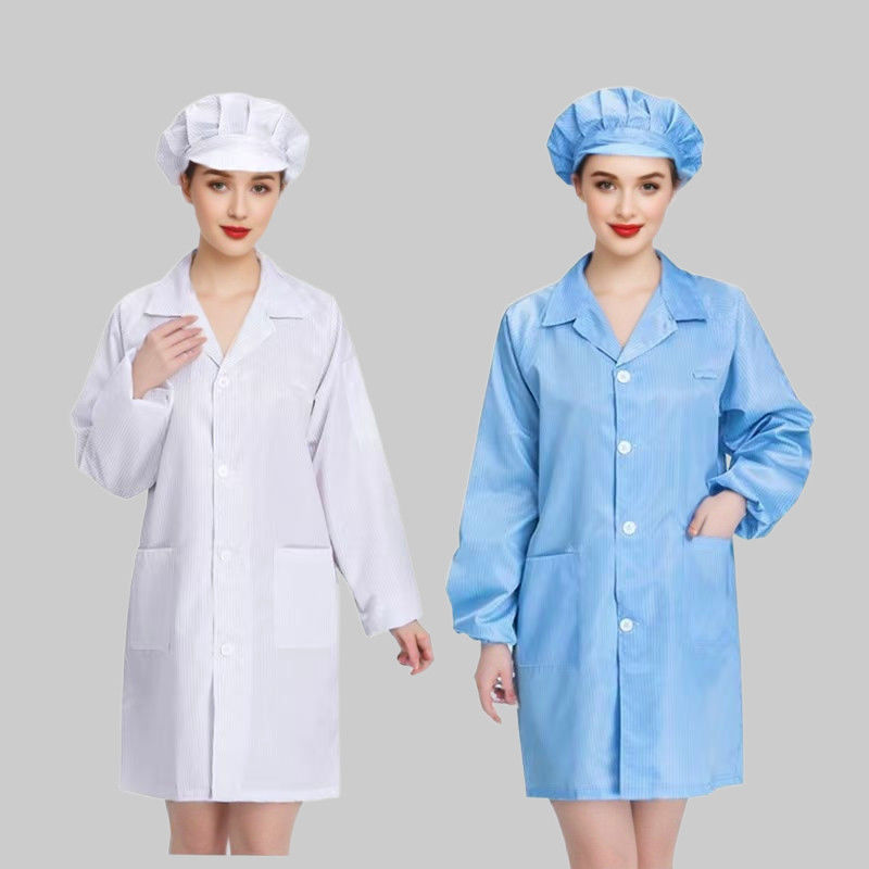 防静电服无尘大褂通用男女款食品电子车间工作服洁净大卦劳保