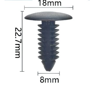 8mm Ceiling Buckle, Cover Buckle, Car Roof Cover Fixing Buckle with 8mm Hole Diameter, Hot-Selling Cross-Border Product