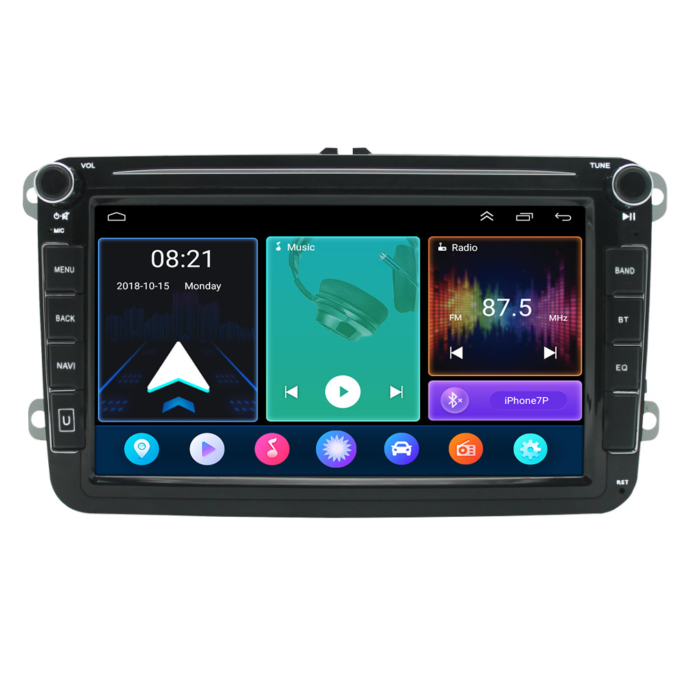 Aplicable a 7/8/9 Volkswagen con carplay Android universal máquina de navegación GPS WIFI coche reproductor MP5