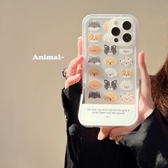 犬のアバター OPPOA96 携帯電話ケース RENO9 スタンド ツーインワン RENO14 かわいい FINDX7K11 に適しています