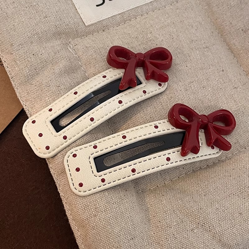 Anchor Clip de cabello de arco de sangrado para mujeres Otoño Invierno Clip lateral Frente Frente Clip BBB Clip de cabello de alta calidad