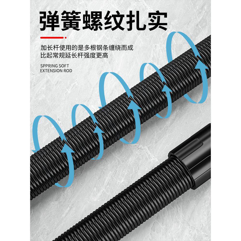 Llave eléctrica de cabeza varilla de enlace suave alargada eje universal conector de conversión suave manguito 1 / 2 cabeza conector volante grande ergonoelasticidad