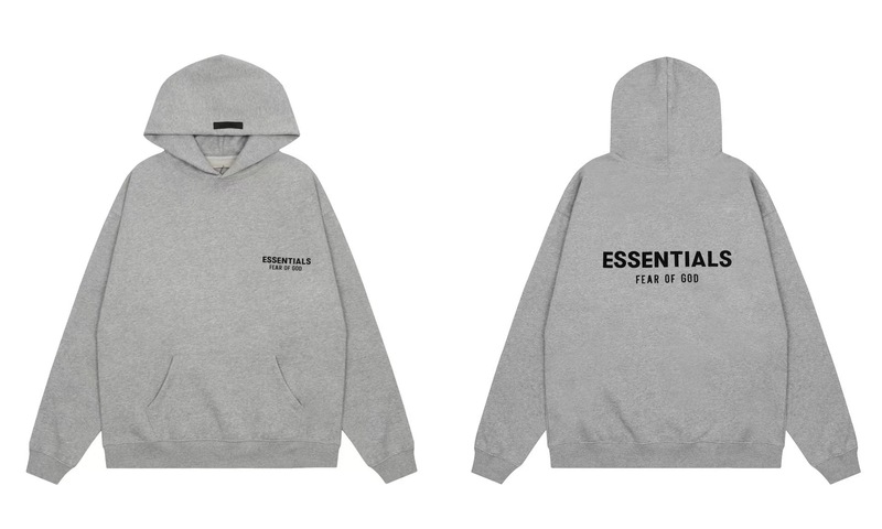 FOG マルチライン ESSENTIALS スウェットシャツスーツプラスベルベットハイストリートファッションブランドフード付きオリジナルラベル包装袋|undefined