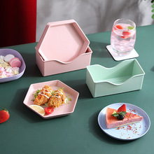10个装水果盘创意欧式塑料糖果盆大号现代客厅家用零食网红放煜滨