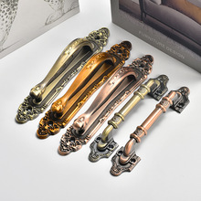 欧式复古明孔拉手美式谷仓门把手明装大拉手免预先打孔易安装明眼