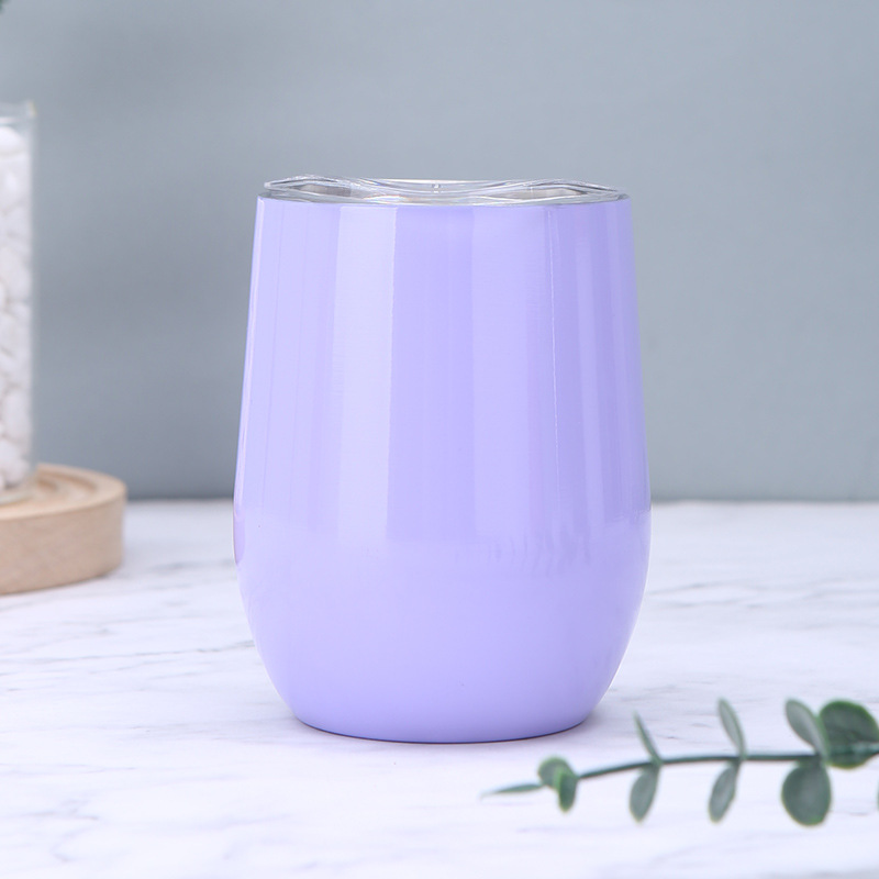 Inventario 304 taza de huevo de acero inoxidable de color sólido en forma de U mini taza de huevo doméstica de alto valor de visualización taza de aislamiento térmico puede logotipo