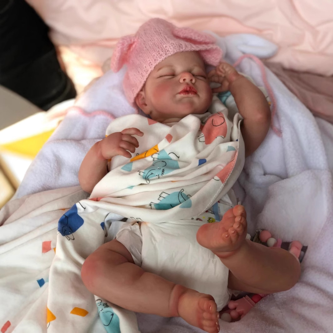 NPK simulación de productos genuinos muñeca renacida Loulou sueño bebé transfronterizo suministro de comercio electrónico AMAZON entrega de una sola pieza