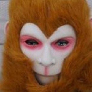 Artificial mask film special effects makeup modeling with human body silicone performance is good and realistic