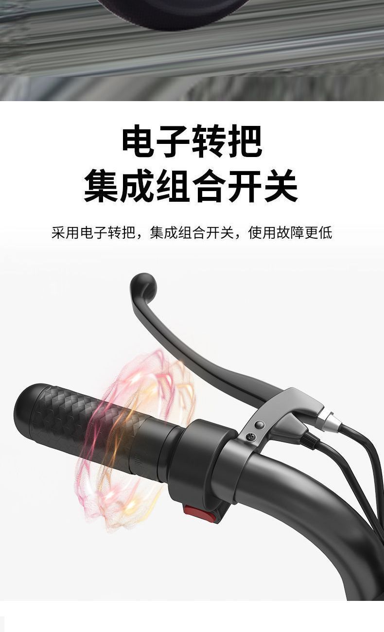 Foldable electric scooter for adults and students, portable electric vehicle for commuting, mini electric vehicle for work