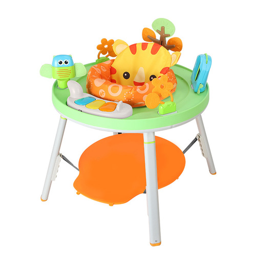 YAYAYA Jumping Chair Three-in-One Function Baby Happy Jumping Chair Baby Activity Table Intelligent Bounce Fitness Stand