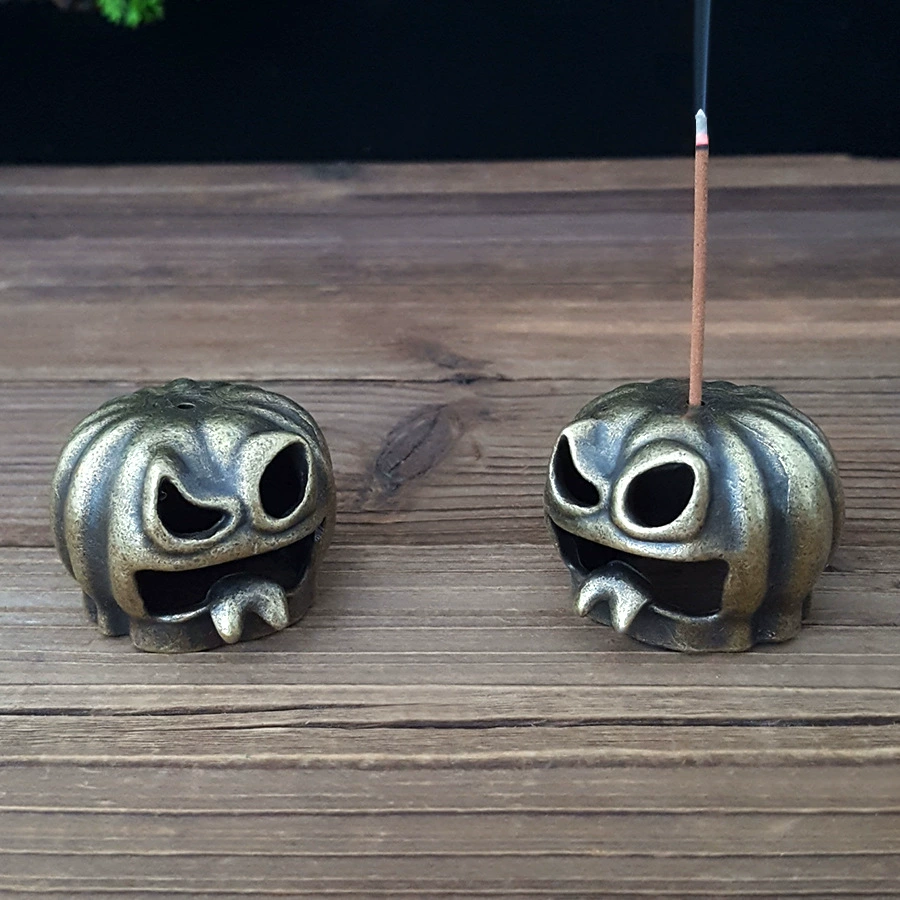 Фабрика оптом сплав тыквы монстр двухсторонняя благовония благовония благовония благовония благовония, креативные украшения для мальчиков